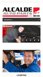 Mobile Screenshot of alcaldeautoparts.com